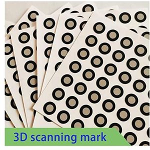 Scanning Marking Dots 1000 punten 3D -scanner markeringspunten meter point Identificeer label stip positionering doelen binnen 6 buiten 10 mm Binnenmarkeringspunt Meetpunt Markering(Custom reflection)