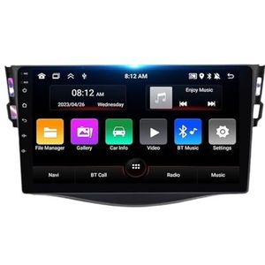 Compatibel met Toyota RAV4 2005-2013 Android 13 Autoradio Stereo Multimediaspeler GPS Navigatie WiFi BT CarPlay(2G 32G with AHD)