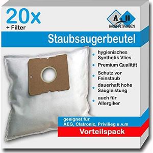 20 stofzuigerzakken geschikt voor AEG Berry AB 3450, 3455, 3465, 3468, 3475