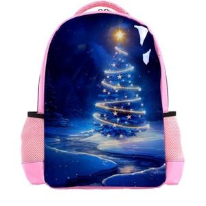 GIAPB Reisrugzakken voor vrouwen, herenrugzak, keperweefsel, abstracte kerstboom blauw, M53ml9bxbwp, 26.6x20x42 cm/10.5x8x16.5 in, Rugzak Rugzakken