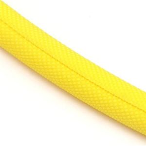 Uitbreidbare, geweven kabelbehuizing, Zelfsluitende, uitbreidbare gevlochten kabelmouw 3-60 mm diameter 1-5 meter veelkleurig(Yellow,50MM-1 METER)