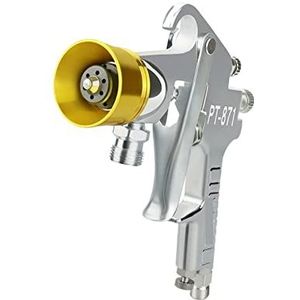 Verfspuit, Spuitpistool 2.0 2.5 3.0 3.5 4.0mm Professionele HVLP Luchtspuitpistool Verfspuit Auto Meubels Schilderen Tool voor meubelkasten, hekmuren, deur (Color : 2.5, Size : A)