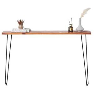 Entreetafel, Smalle entreetafels - Haltafels met wand, Ruimtebesparende gangtafels Consoletafel(120cm)