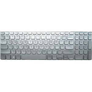 Laptop Toetsenbord Voor For DELL Inspiron 7000 Verenigde Staten Lay-out Colour Zilver With Backlight