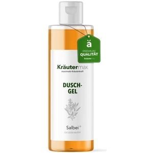 Salie douchegel met olie-extract, vloeibaar, ook als shampoo en zeep, 1 x 250 ml
