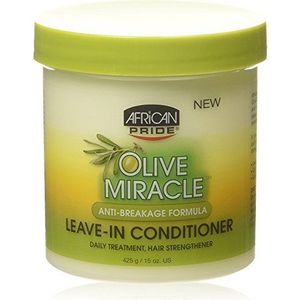 AFRiCAN PRIDE OLIVE MIRACLE LEAVE -IN CONDITIONER 15oz