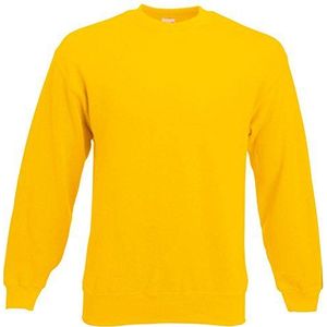 Fruit of the Loom Sweatshirt Set S M L XL XXL, geel, M