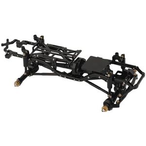 MANGRY Axiale SCX24 AXI00002 Fit for Wrangler Mini Model Auto Frame 1/24 RC Afstandsbediening Klimmen Auto Off-Road auto Frame Upgrade Onderdelen (Color : Black)