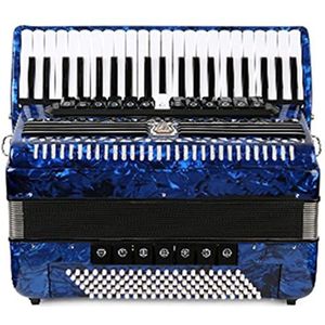 Piano accordeon, examen spelen beginner volwassen professional 60/96/120 bas triple en quadruple riet, inclusief schoudertas, riem, stofkap, enz., geschikt voor beginners (12)