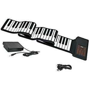 Digitaal Muziekpianotoetsenbord USB-ingang 88 Toetsen Oprolbare Flexibele Piano Oprolpiano Voor Volwassenen Draagbaar Keyboard Piano