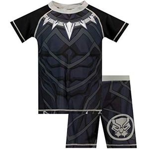 Marvel Jongens Black Panther Zwemset Zwart 116