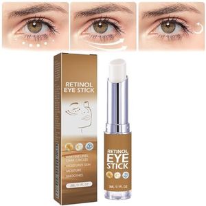 Retinol oogpotlood, anti-aging oogcrème, lumibalsem tegen wallen onder de ogen, oogcrème tegen donkere kringen rond de ogen, retinol-oogcrème, vermindert fijne rimpels, verstevigt de ooghuid (1 stuk)