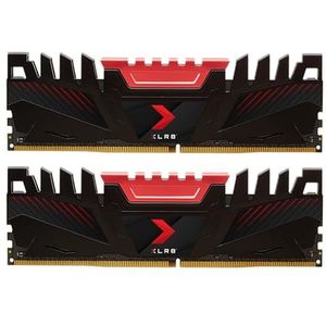 PNY XLR8 Kit of RAM Desktop Memory DDR4 DIMM 3200 MHz 32GB (2x16GB), Black, MD32GK2D4320016XR