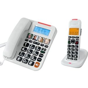 Vaste telefoon met GAPs Protocollen Compatibiliteit Ringtone Selectie bedrade telefoonset