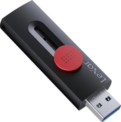 Lexar - JumpDrive D300 - USB-stick - Zwart - 128GB, USB-A, USB-C, Overdrachtssnelheden tot 130 MB/s