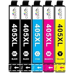 T405XL inktcartridge compatibel met Work-Force WF-3820 3825 4820 4825 WF-4830 8310 7830 7840 printer(5PCS)