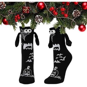 Magnetische sokken die handen vasthouden, 3D vriendschap sokken, grappige kerstsokken, magnetische handhoudsokken, ademend, geschenksokken Holdes