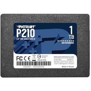 P210 Interne Solid State-Schijven Sata 3 2.5"" 1TB Patriot Memory