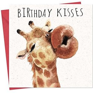 Twizler Grappige verjaardagskaart giraf - grappige kaarten blanco - vrouwen - grappige verjaardagskaarten haar - gelukkige verjaardagskaart haar - verjaardagskaart vrouw - kaarten verjaardag meisje - grappige dier verjaardagskaart voor haar