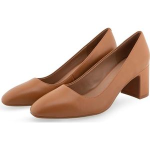 Aerosoles Dames Minetta Pump, Tan leer, 6.5 UK, Lichtbruin, 6.5 UK Wide