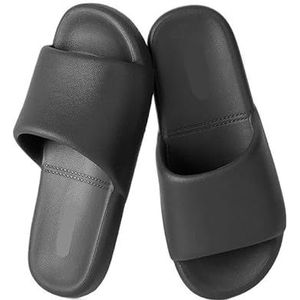 Non-slip Bathroom Slippers,Soft Slippers,Indoor And Outdoor Platform Pool Slippers Shower Slippers (Color : Black, Size : 39/40)