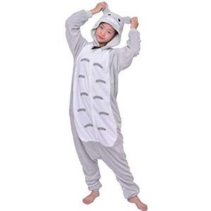 D'BOON Volwassenen Kids Totoro Onesie Animal Pyjama eendelig Nachtkleding Kostuum(hoogte(129-142cm))