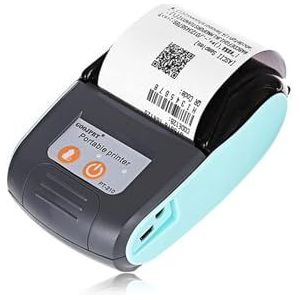 Draagbare Printer, Mini Pocket Draadloze Thermische Ontvangstprinter Bluetooth-compatibele inktleer Bill Machine Printers Mobiele telefoon Printer Case Paper(Giallo)