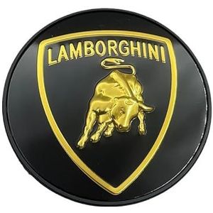 4 stuks auto-naafdoppen, voor Lamborghini Urus Aventador Gallardo 60mm Auto wielnaafafdekking zonnebrandcrème waterdicht stofdicht stylingaccessoires