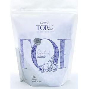 Italwax Top Line Orchid - 450g - Waxparels voor haarverwijdering – Geur Orchidee - Synthetische formulering ideaal voor gevoelige huid - Aanbevolen voor bikinilijn en onderarmen