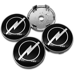 Auto Wiel Velg Center Naaf Cap Cover Wiel Decoratie Cover Hub Center Caps voor Opel OPC Astra J h g k Insigne Corsa D b e Mokka Vectra, 4 X 56mm,B