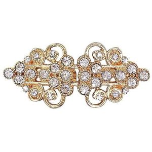 Shirt Cinch Swirl Clip Cape Clips, Dames sjaalkraag trui met swirl clip, veelkleurig, verpakking van 3(E)