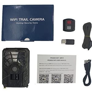 Wilde dierencamera PR300CWIFI Outdoor Camera 0.8S Trigger Time 120 graden Photo Trap Night Vision Wildlife Scouting Camera Verkenning, beveiliging van het huis