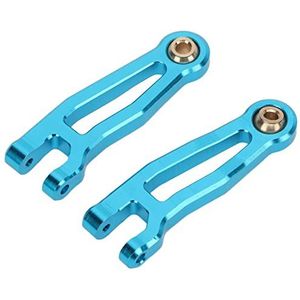 RC Swing Arm Kit, Aluminium Afstandsbediening RC Car Swing Arm Verminder hobbels RC Metal Swing Arm voor 1/16 RC Cars Blauw