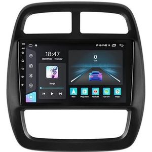 Android 14 GPS Navigation Stereo voor Renault KWID 2015-2019 9 Inch 2 Din Car Stereo Radio met CarPlay AHD Omgekeerd beeld Bedieningselementen op het stuur Bluetooth(A1 1G+32G)