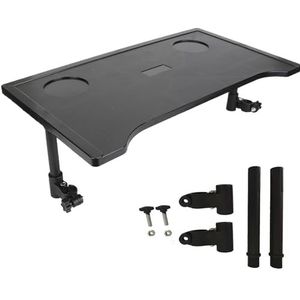 Rolstoeltafel Met 2 Bekerhouders, Verwijderbare Schoottafel, Draagbare Rolstoelbureau-accessoires For Eten, Lezen En Rusten