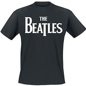 Beatles, The Logo T-shirt zwart XXL 100% katoen Band merch, Bands