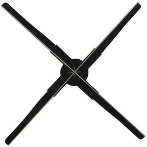 Hologram-ventilator, 3D-fan hologram opvallende 3D-holografische ventilator, zwevende 3D-hologram led-ventilator, 45 cm