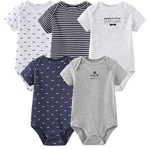 Baby Bodysuits Baby Broek Broek Baby Kleding Korte Mouw Bodysuits Onesies voor Baby Jongens en Meisjes, Bodysuits-7, 3-6 maanden