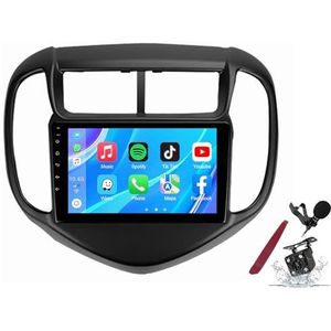 Android 14 Autoradio Sat Navi voor C-hevrolet Aveo (2017-2021) 9 Inch Touchscreen Multimedia Speler met Draadloze Carplay GPS Navigatie FM RDS Bluetooth 5G-WiFi SWC DSP,M120s