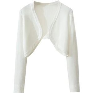 Zonnebrand Cardigan Dunne Dames Sjaal/398/5(White)
