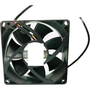 EFC-08E12W-GP01 Dual Ball 8025 0.7A Temperatuurregeling PWM Snelheidsmeting 8CM Rotatie CFM Server Inverter behuizing Ventilator