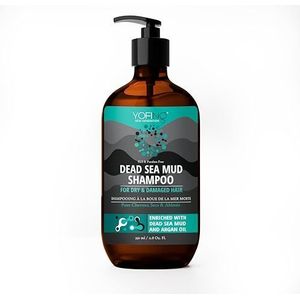 Dode Zee Modder Shampoo Arganolie Ricinusolie Anti Haaruitval Anti Roos Bevordert Groei & Versterkt Haar Sulfaatvrij