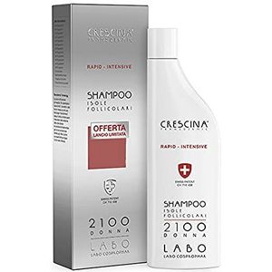 Crescina Transdermic Rapid Intensieve Follicolareilanden Shampoo voor uitgehold haar, 2100 dames, 150 ml