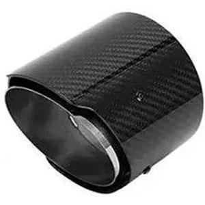 eindpijp Auto Uitlaat Systeem Demper Pijp Tip Krul Zwarte Roestvrijstalen Dempers Decoraties Voor Suzuki Voor Swift 2018 2019 2020 uitlaat(A)