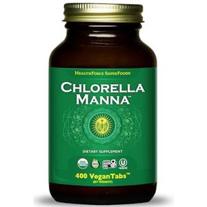 HealthForce Nutritionals, Chlorella Manna, 400 VeganTabs
