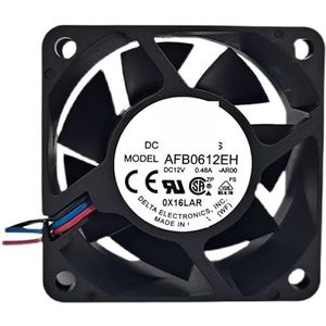 AFB0612EH-AR00 12V 0.48A 6025 6800rpm 6cm voor delta DC 3-draads storingsalarmventilator