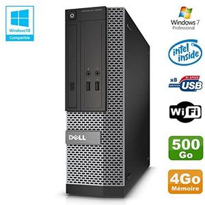 PC Dell Optiplex 3020 SFF Intel G3220 3GHz 4 GB schijf 500 GB DVD Wifi W7 (gecertificeerd en gereviseerd)