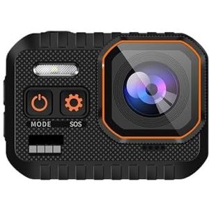 Actiecamera, Actiecamera 4K met afstandsbediening, scherm, waterdichte sportcamera, drive recorder, sportcamera, helm, actiecamera,voor fietsen, motorfietsen(Without card)