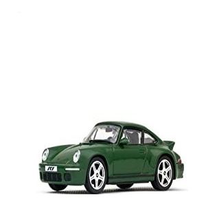 1:64 Voor RUF SCR 2018 (911 SC) Ierse Groene Legering Gegoten Afgewerkt M Model Auto Miniatuur auto