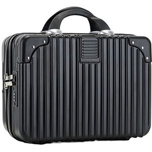 Koffer Handbagage Oplaadbare Functie Ontwerp Koffer Dames Wachtwoord Instappen Bagage (Color : H, Size : 15inch)